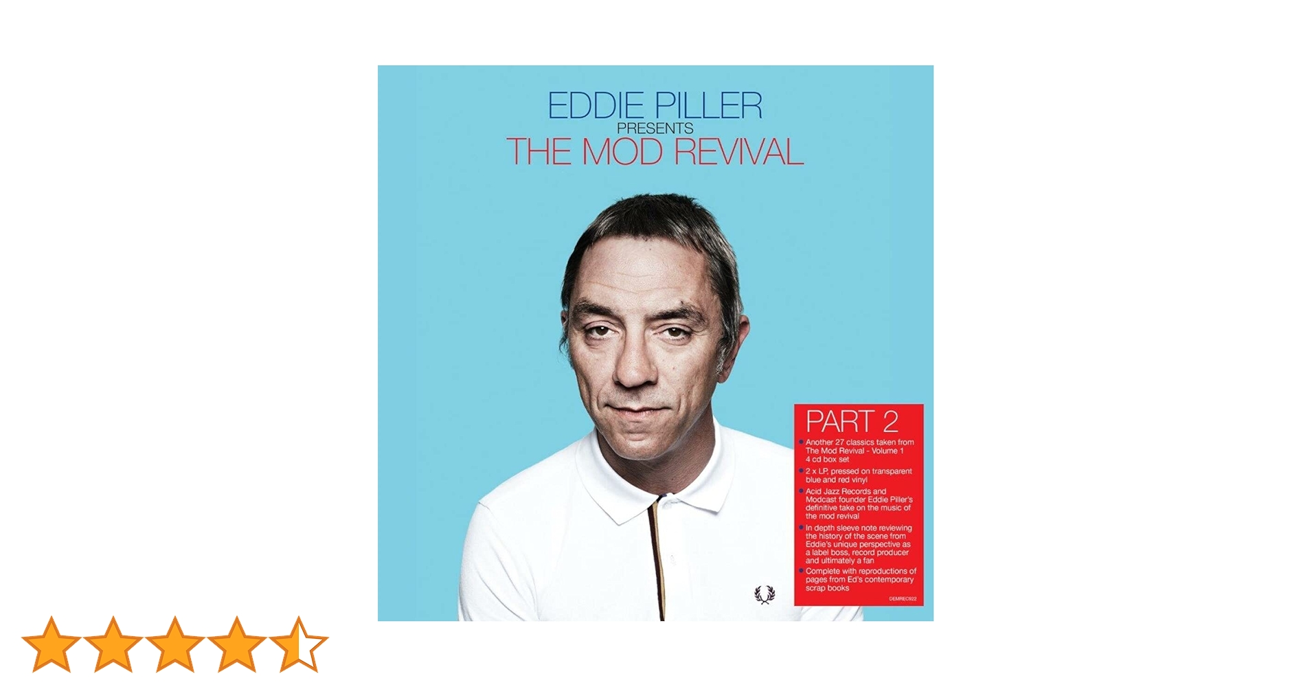 洋楽 EDDIE PILLER PRESENTS MOD TOP 100 (4CD) Eddie Piller Presents The Mod Top 100 (4CD Deluxe Packaging